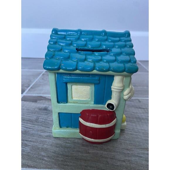 Vintage Mickey Mouse Club House Coin Bank Without Stopper - Picture 4 of 7